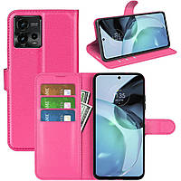Чохол-книжка Litchie Wallet для Motorola G72 Rose