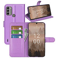 Чохол-книжка Litchie Wallet для Nokia C31 Violet