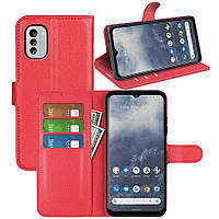Чохол-книжка Litchie Wallet для Nokia G60 5G Red