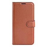 Чохол-книжка Litchie Wallet для Realme C33 Brown, фото 2