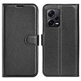 Чохол-книжка Litchie Wallet для Xiaomi Redmi Note 12 Pro Plus 5G Black, фото 5