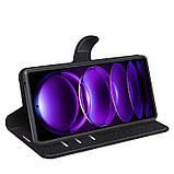 Чохол-книжка Litchie Wallet для Xiaomi Redmi Note 12 Pro Plus 5G Black, фото 6