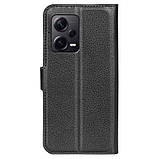 Чохол-книжка Litchie Wallet для Xiaomi Redmi Note 12 Pro Plus 5G Black, фото 7