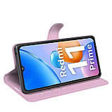 Чохол-книжка Litchie Wallet для Xiaomi Redmi 11 Prime 4G Light Pink, фото 6