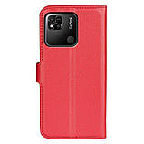 Чохол-книжка Litchie Wallet для Xiaomi Redmi 10A Red, фото 2