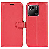 Чохол-книжка Litchie Wallet для Xiaomi Redmi 10A Red, фото 4