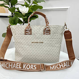 Сумка шопер Michael Kors Medium шопер Молочний
