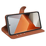Чохол-книжка Litchie Wallet для Xiaomi Redmi Note 13 Pro Plus 5G Brown, фото 4