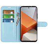 Чохол-книжка Litchie Wallet для Xiaomi Redmi Note 13 Pro Plus 5G Light Blue, фото 4