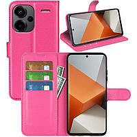 Чохол-книжка Litchie Wallet для Xiaomi Redmi Note 13 Pro Plus 5G Rose