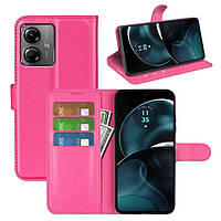 Чохол-книжка Litchie Wallet для Motorola G14 Rose