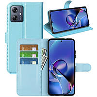 Чохол-книжка Litchie Wallet для Motorola G54 / G54 Power Light Blue