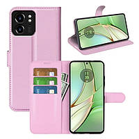 Чохол-книжка Litchie Wallet для Motorola Edge 40 Light Pink