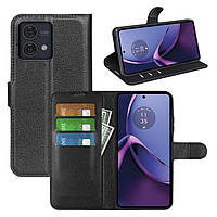 Чохол-книжка Litchie Wallet для Motorola G84 Black