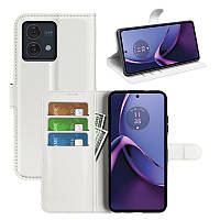 Чохол-книжка Litchie Wallet для Motorola G84 White