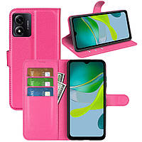 Чохол-книжка Litchie Wallet для Motorola E13 Rose
