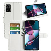 Чохол-книжка Litchie Wallet для Motorola Edge 30 Neo White