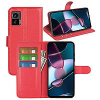 Чохол-книжка Litchie Wallet для Motorola Edge 30 Neo Red