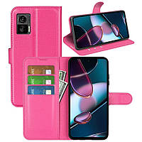 Чохол-книжка Litchie Wallet для Motorola Edge 30 Neo Rose