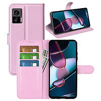 Чохол-книжка Litchie Wallet для Motorola Edge 30 Neo Light Pink