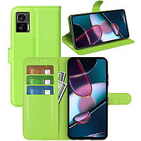 Чохол-книжка Litchie Wallet для Motorola Edge 30 Neo Light Green