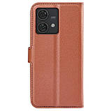 Чохол-книжка Litchie Wallet для Motorola Edge 40 Neo Brown, фото 6
