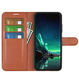 Чохол-книжка Litchie Wallet для Motorola Edge 40 Neo Brown, фото 7