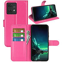 Чохол-книжка Litchie Wallet для Motorola Edge 40 Neo Rose
