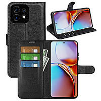 Чохол-книжка Litchie Wallet для Motorola Edge 40 Pro Black