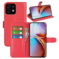 Чохол-книжка Litchie Wallet для Motorola Edge 40 Pro Red