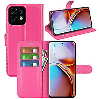 Чохол-книжка Litchie Wallet для Motorola Edge 40 Pro Rose