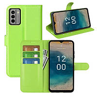 Чохол-книжка Litchie Wallet для Nokia G22 Light Green