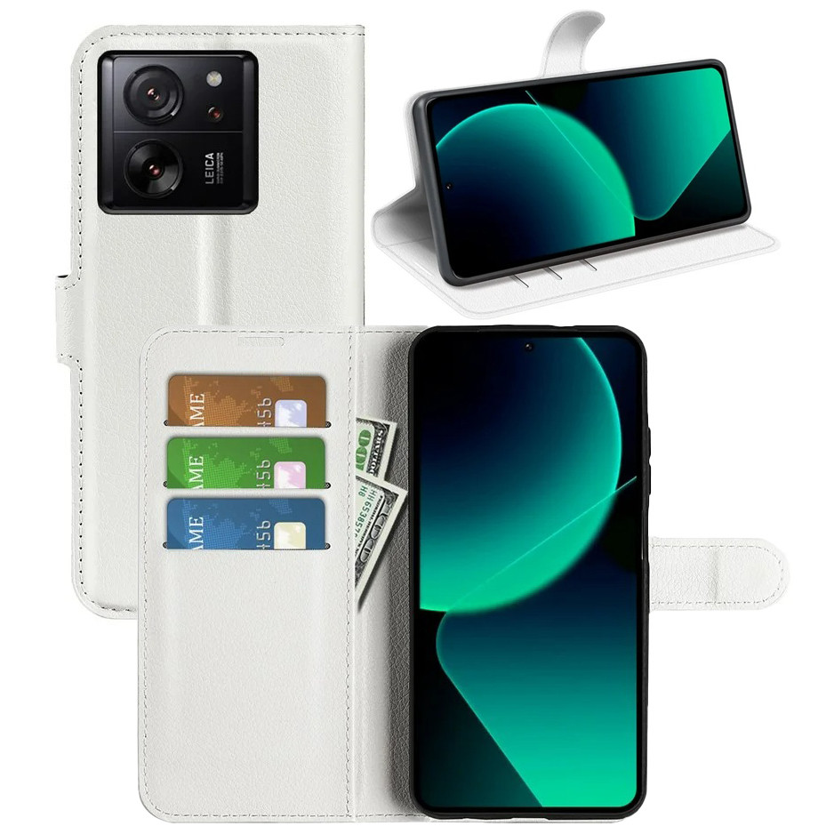 Чохол-книжка Litchie Wallet для Xiaomi 13T / 13T Pro White, фото 1