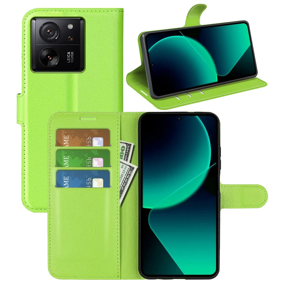 Чохол-книжка Litchie Wallet для Xiaomi 13T / 13T Pro Light Green
