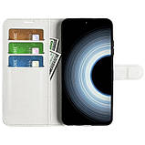 Чохол-книжка Litchie Wallet для Xiaomi 12T / 12T Pro White, фото 3