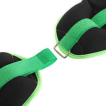 Обважнювачі-манжети для рук та ніг Zelart 2x2 кг для підвищення ефективності тренувань, фото 5