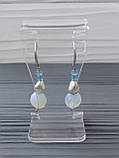Сережки поплатять у серебрі сережки з опилітом!, фото 3