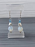 Сережки поплатять у серебрі сережки з опилітом!, фото 2