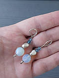 Сережки поплатять у серебрі сережки з опилітом!, фото 7