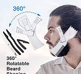 Догляд та зростання бороди Beard Max, тримме, шампунь, олія, бальзам, кондиціонер, щітка, гребінець, ножиці ролик, формувач, плой, фото 8