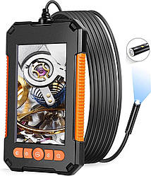 Ендоскоп з екраном Kerui Inskam C43 1080P 1 метр 2 камери