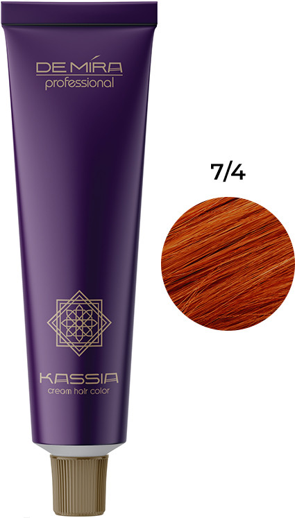 Фарба для волосся 7/4 DEMIRA Professional KASSIA 90 мл