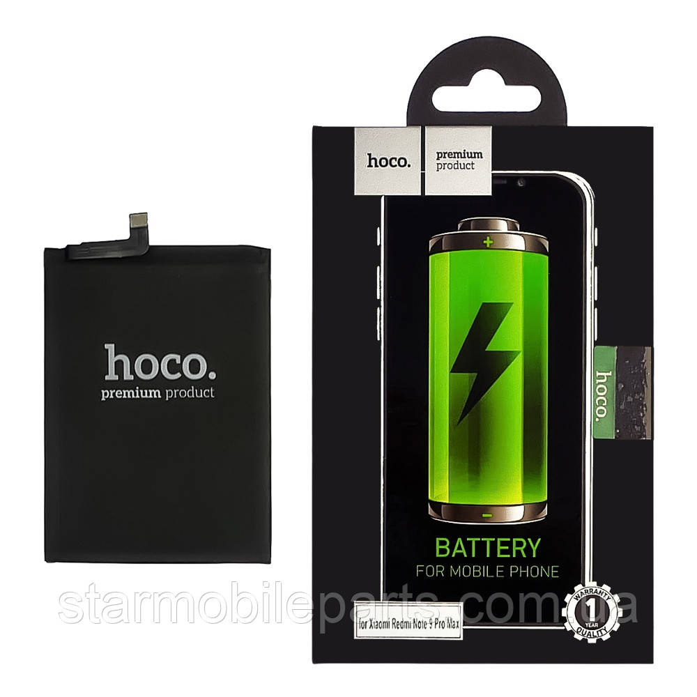 Акумулятор Hoco BN53 (АКБ, батарея) Xiaomi RedMi Note 9 Pro Max (Li-ion Polymer 3.87V 5020mAh)