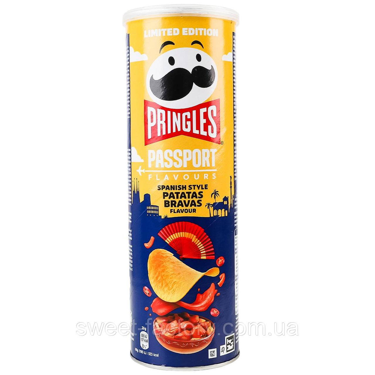 Чіпси Pringles Passport Patatas Bravas 165g, фото 1
