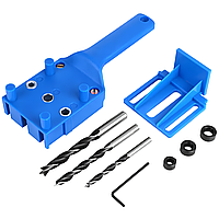 Мебельный кондуктор шаблон для сверления отверстий под фурнитуру 6 мм, 8 мм, 10 мм