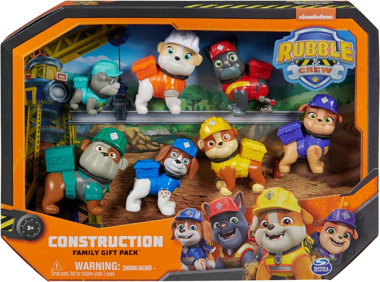 Ігровий набір фігурок Щенячий патруль 7 фігурок Paw Patrol Construction Family Gift Park Spin Master 6067084