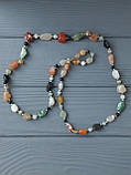 Мультикамні намисто з натуральними каменями, намисто з мультикам'янами Німеччина!, фото 4