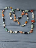 Мультикамні намисто з натуральними каменями, намисто з мультикам'янами Німеччина!, фото 2