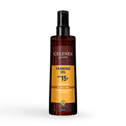 Засіб для засмаги Celenes Tanning Oil SPF15 Олія 200 мл (7350104249670)