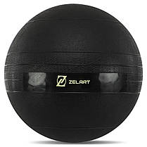 М'яч медичний слембол Zelart Slam Ball 30 кг d 29,8 см для кросфіту та фітнесу, фото 3